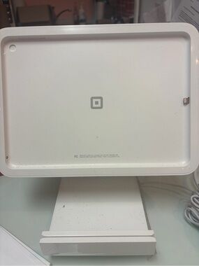Register POS Stand - White
